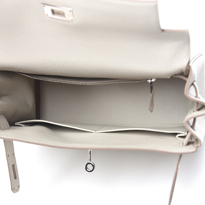Hermes Matte Alligator Togo Kelly Retourne 28 Beton 7 of 41