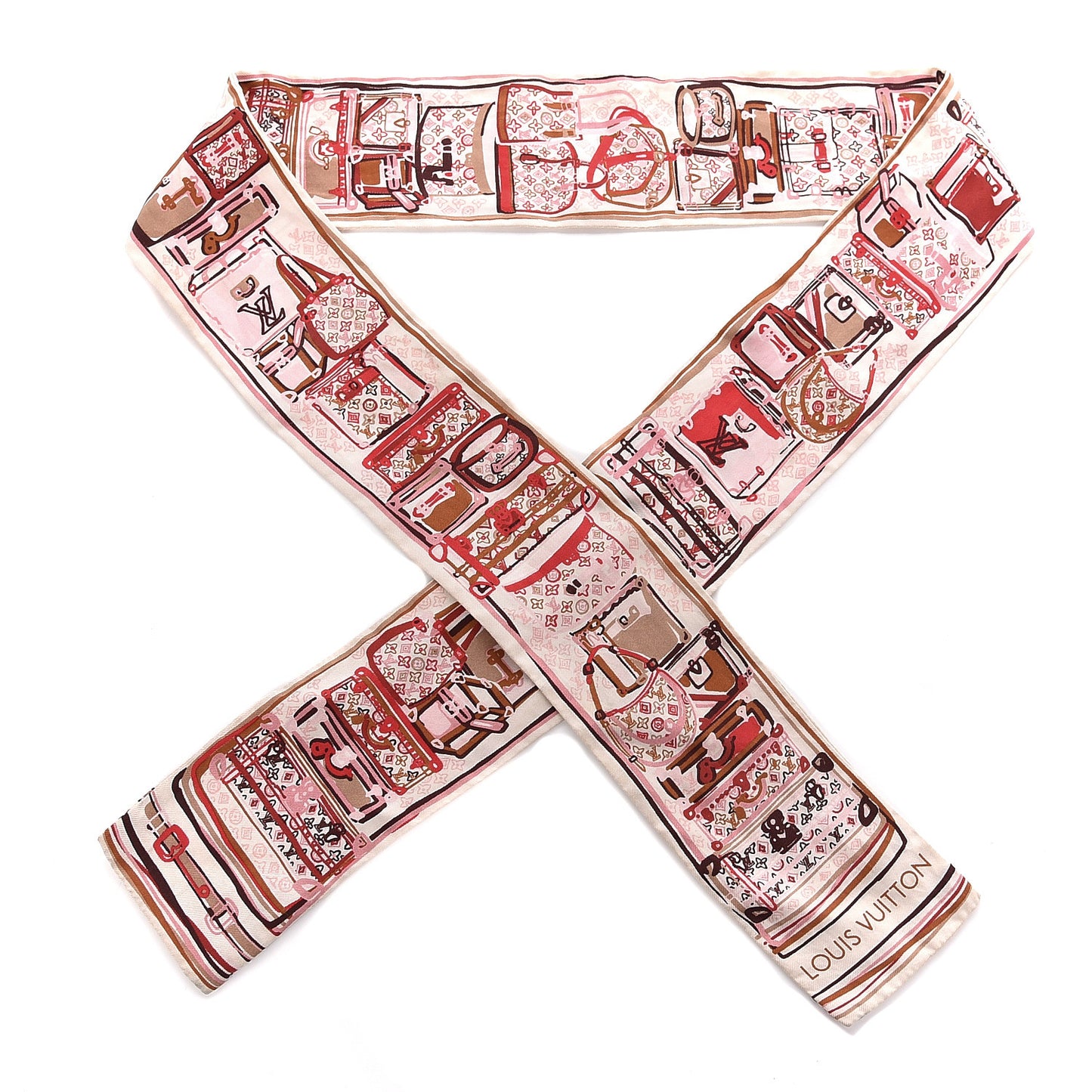 Silk Monogram LV Trunks and Bags Bandeau