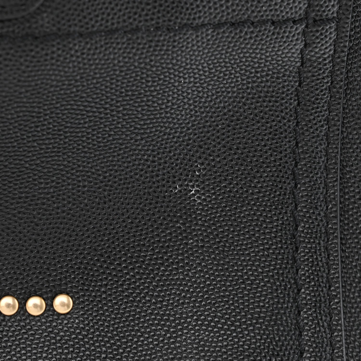 Chanel Caviar Small Studded Deauville Tote Black 12 of 14