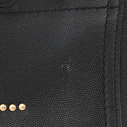 Chanel Caviar Small Studded Deauville Tote Black 12 of 14