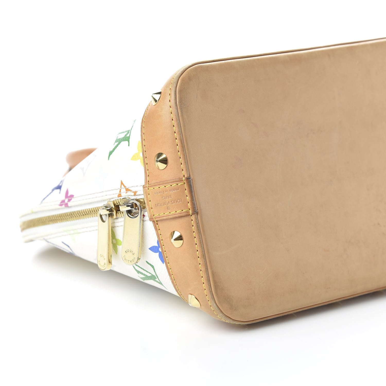 Louis Vuitton Monogram Multicolor Alma White 6 of 9