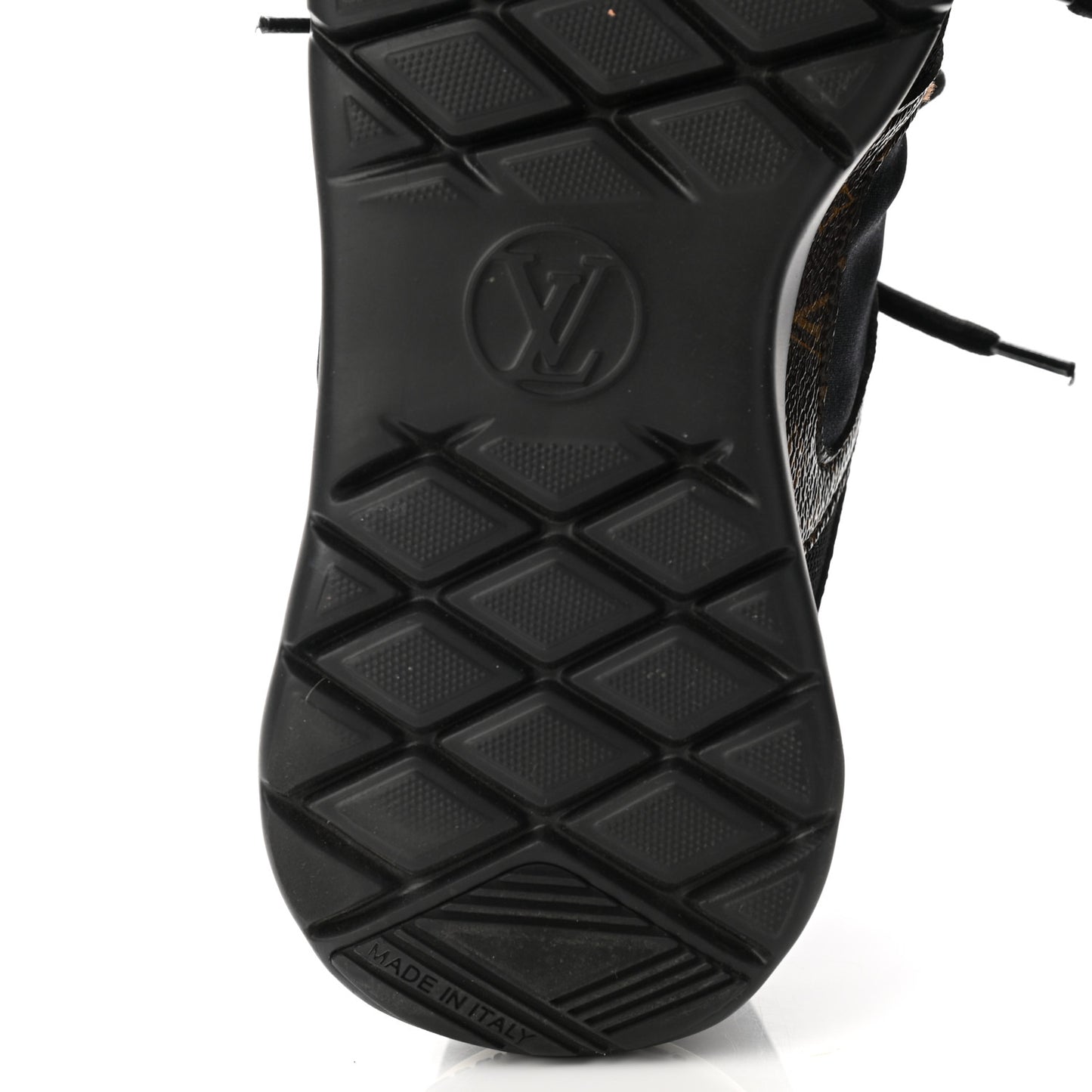 Technical Nylon Monogram Rubber Aftergame Sneakers 37 Black