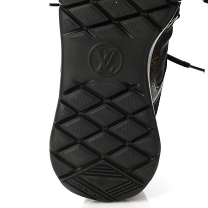 Louis Vuitton Technical Nylon Monogram Rubber Aftergame Sneakers 37 Black 6 of 8