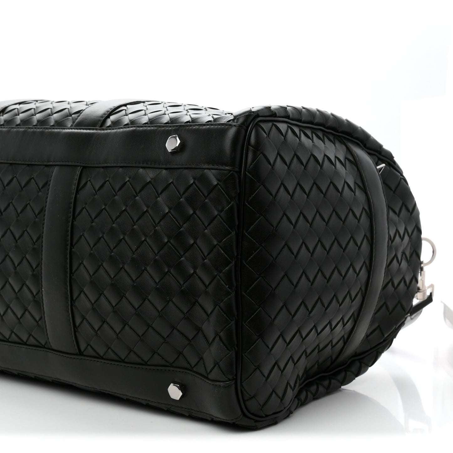 Nappa Intrecciato Duffle Bag Dark Green