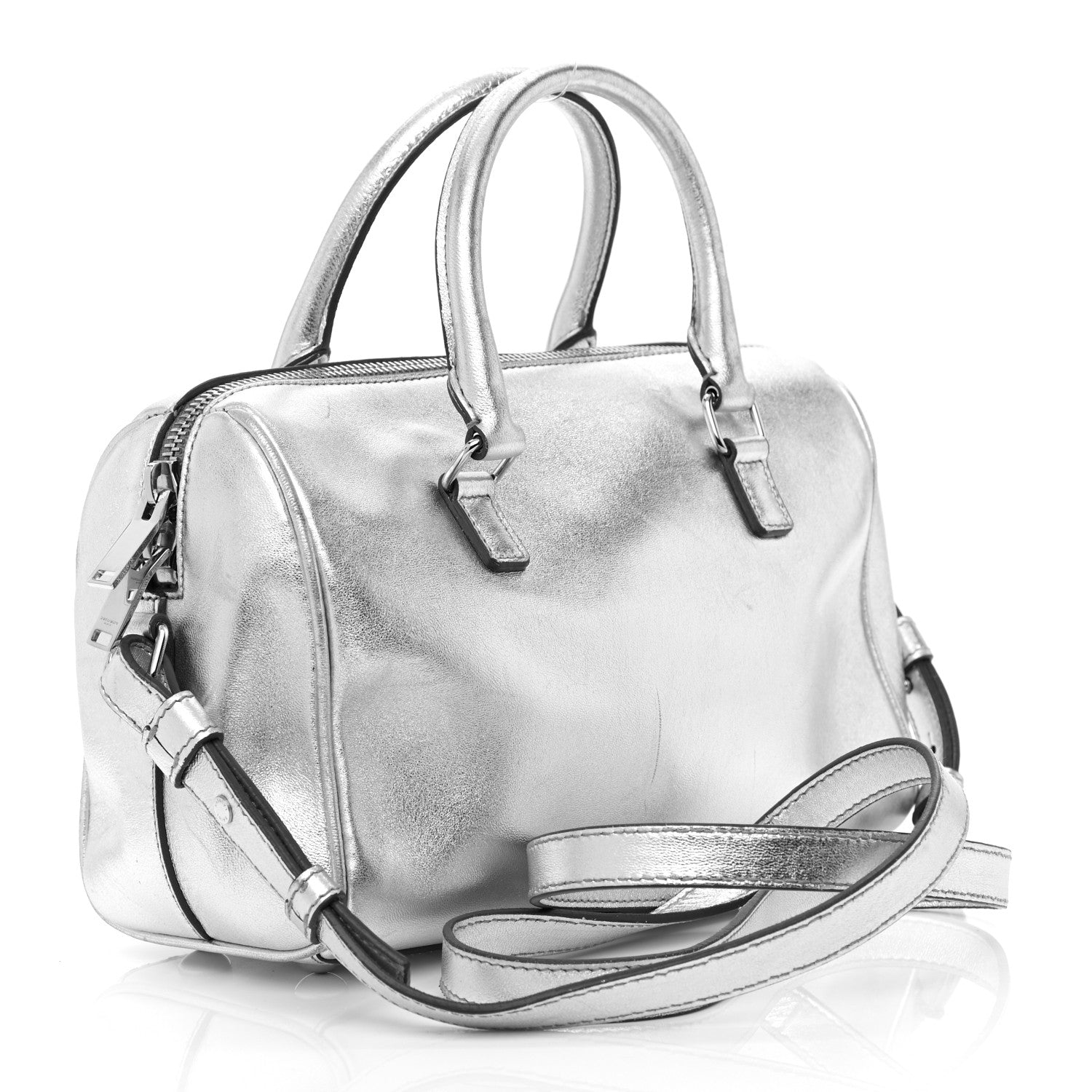 Saint Laurent Metallic Calfskin Classic Duffle 3 of 21