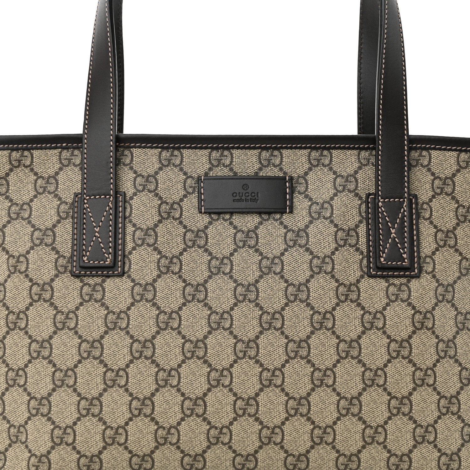 Gucci GG Supreme Monogram Small Joy Tote Dark Brown 8 of 11