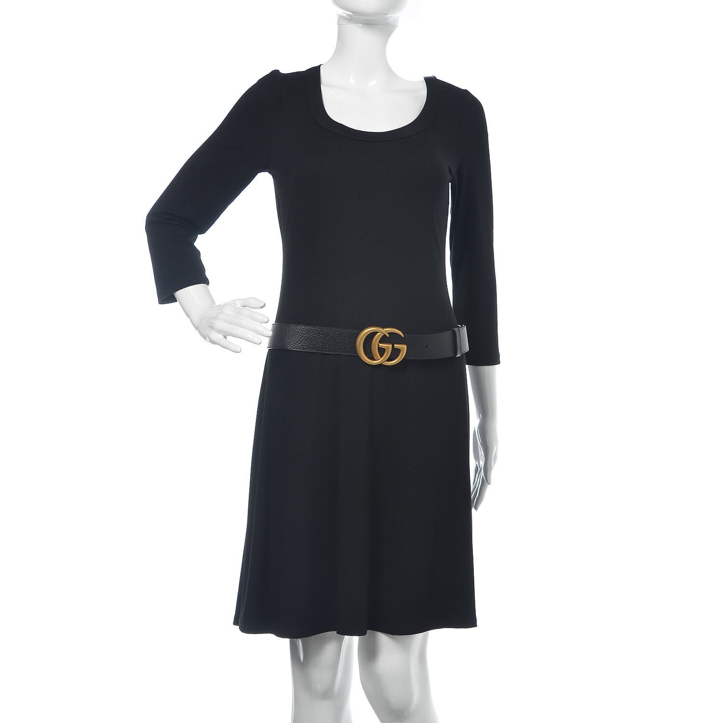Textured Calfskin Double G 40mm Belt 95 38 Black