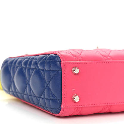 Christian Dior Lambskin Cannage Mini Lady Dior Multicolor 11 of 12