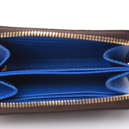 Louis Vuitton Damier Ebene 2019 Christmas Animation Zippy Coin Purse Blue 5 of 8