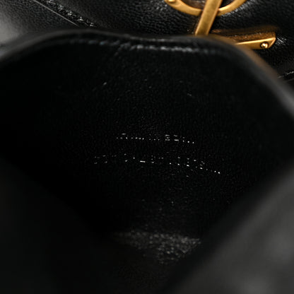 Saint Laurent Lambskin Chevron Quilted Small LouLou Black 10 of 13