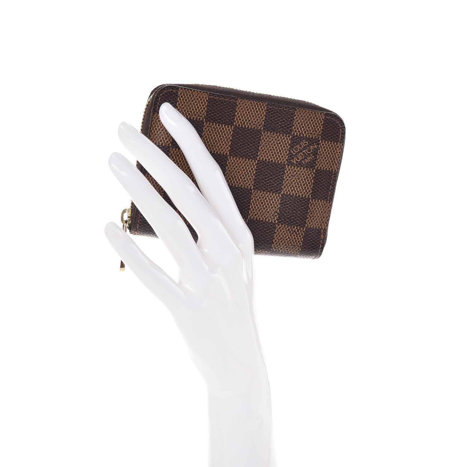 Louis Vuitton Damier Ebene Zippy Coin Purse 2 of 9