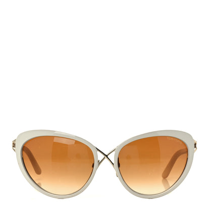 Tom Ford Acetate Daria Sunglasses TF 321 White 2 of 8