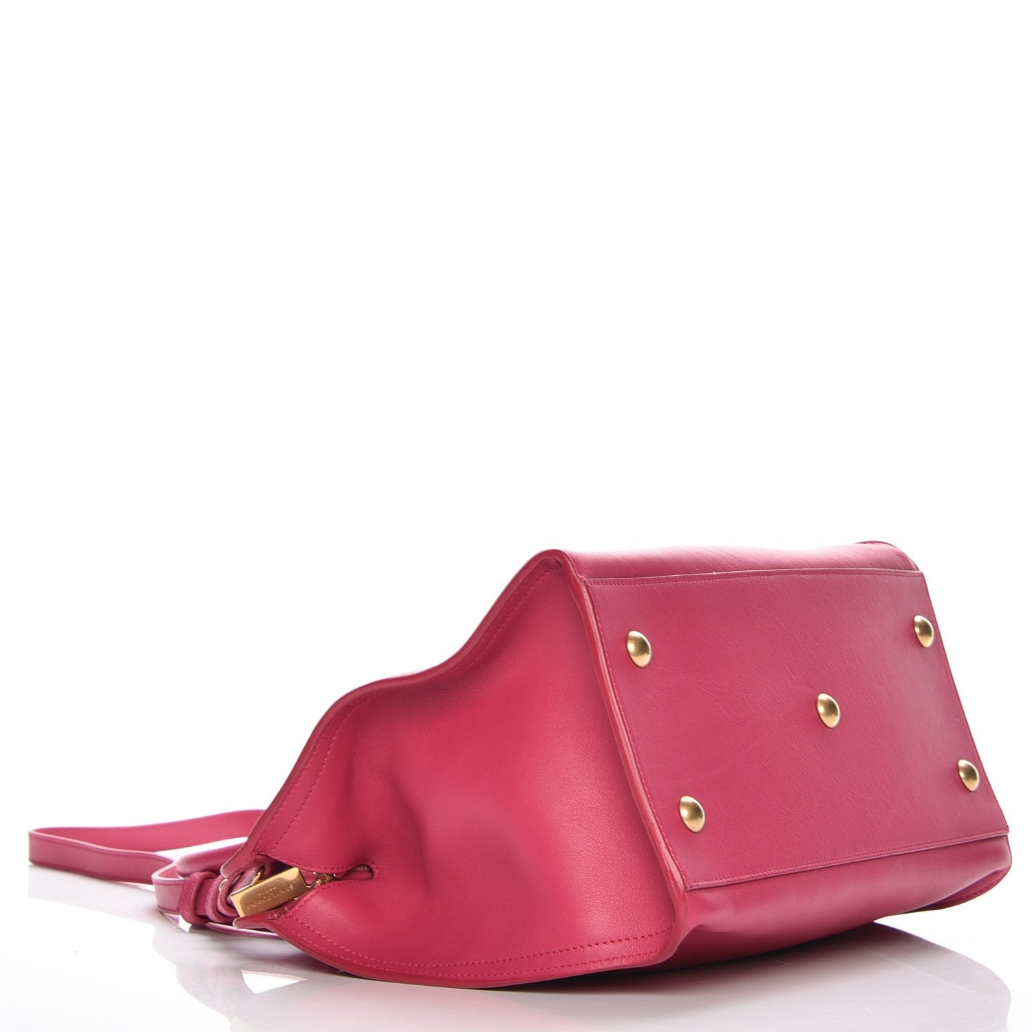 Saint Laurent Calfskin Small Classic Y Cabas Fuchsia 5 of 8