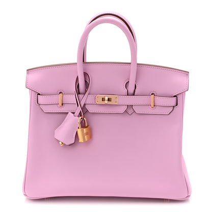 Hermes Swift Birkin 25 Mauve Sylvestre 1 of 11