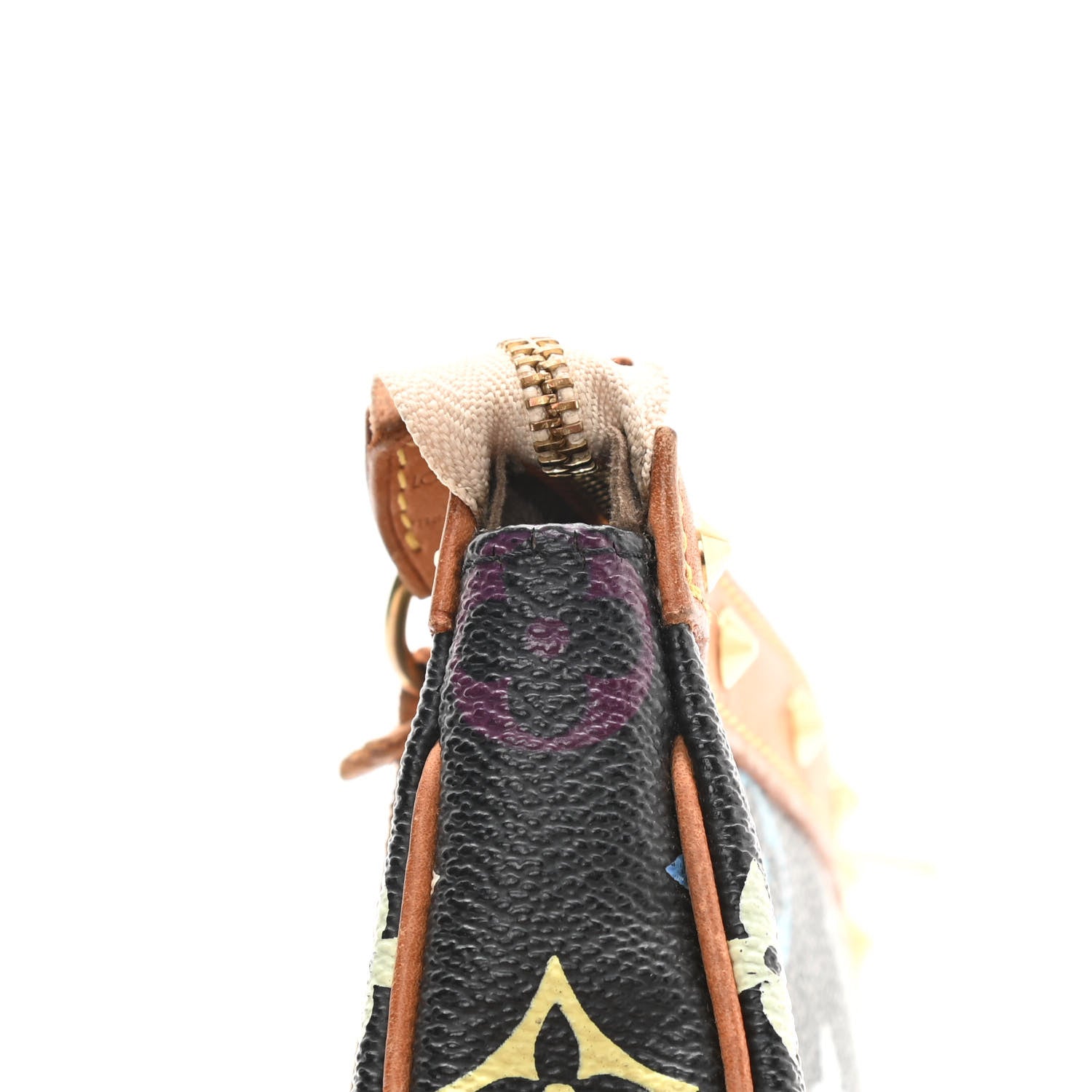 Louis Vuitton Monogram Multicolor Pochette Accessories Black 15 of 16