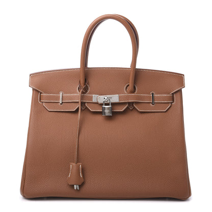 Hermes Togo Birkin 35 Gold 1 of 13