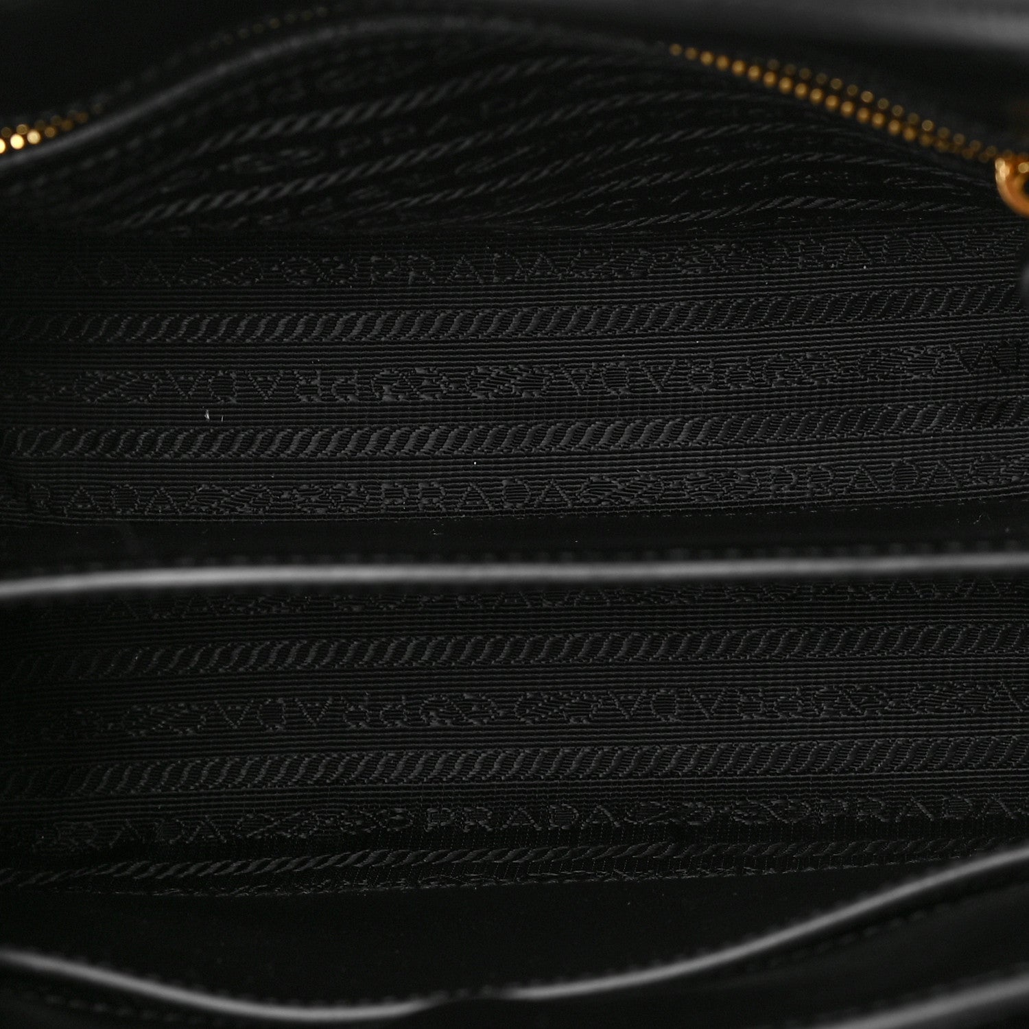 Prada Saffiano Cuir Mini Tote Black Fuoco 5 of 9