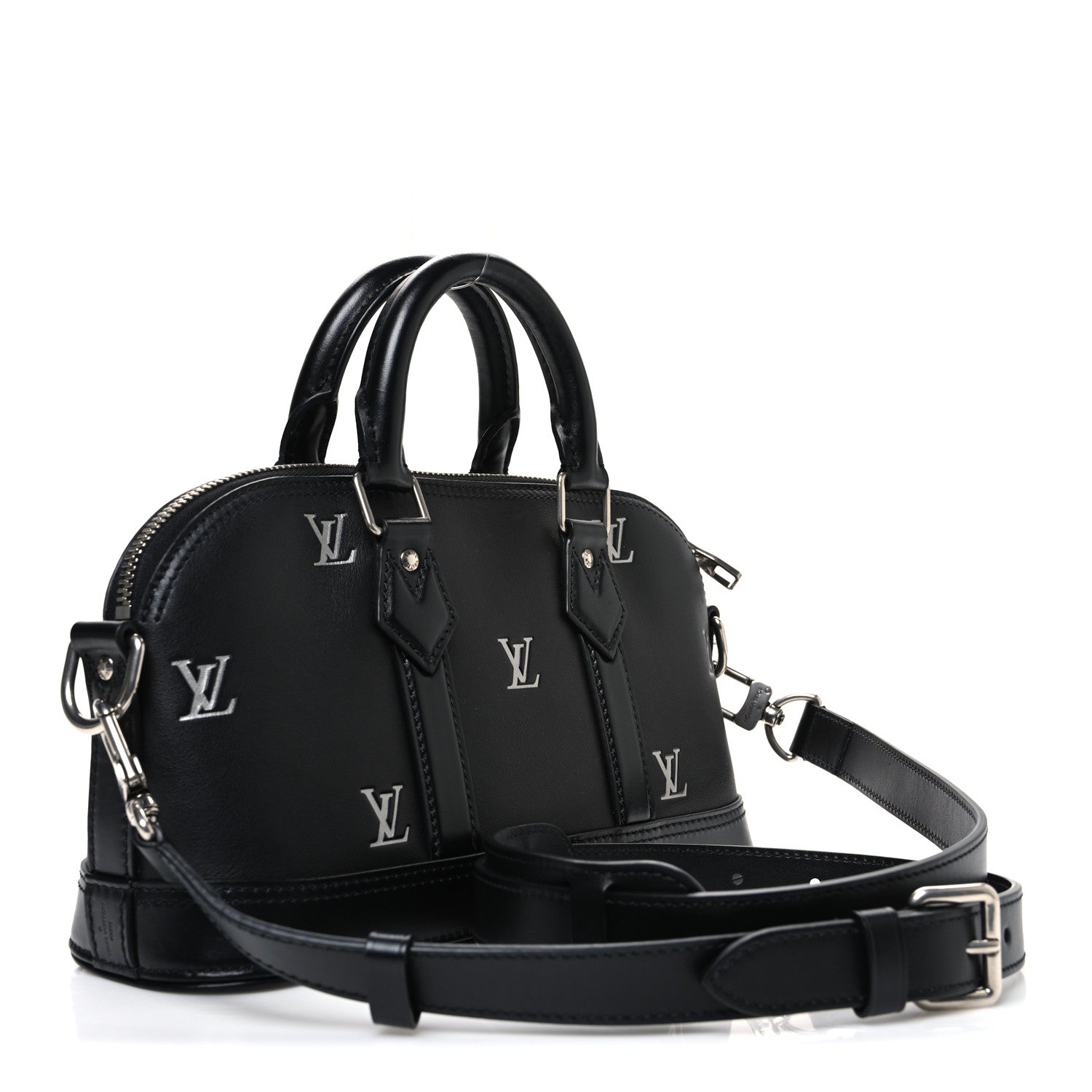 Louis Vuitton Blason Calfskin Monogram East West Alma Black 3 of 9