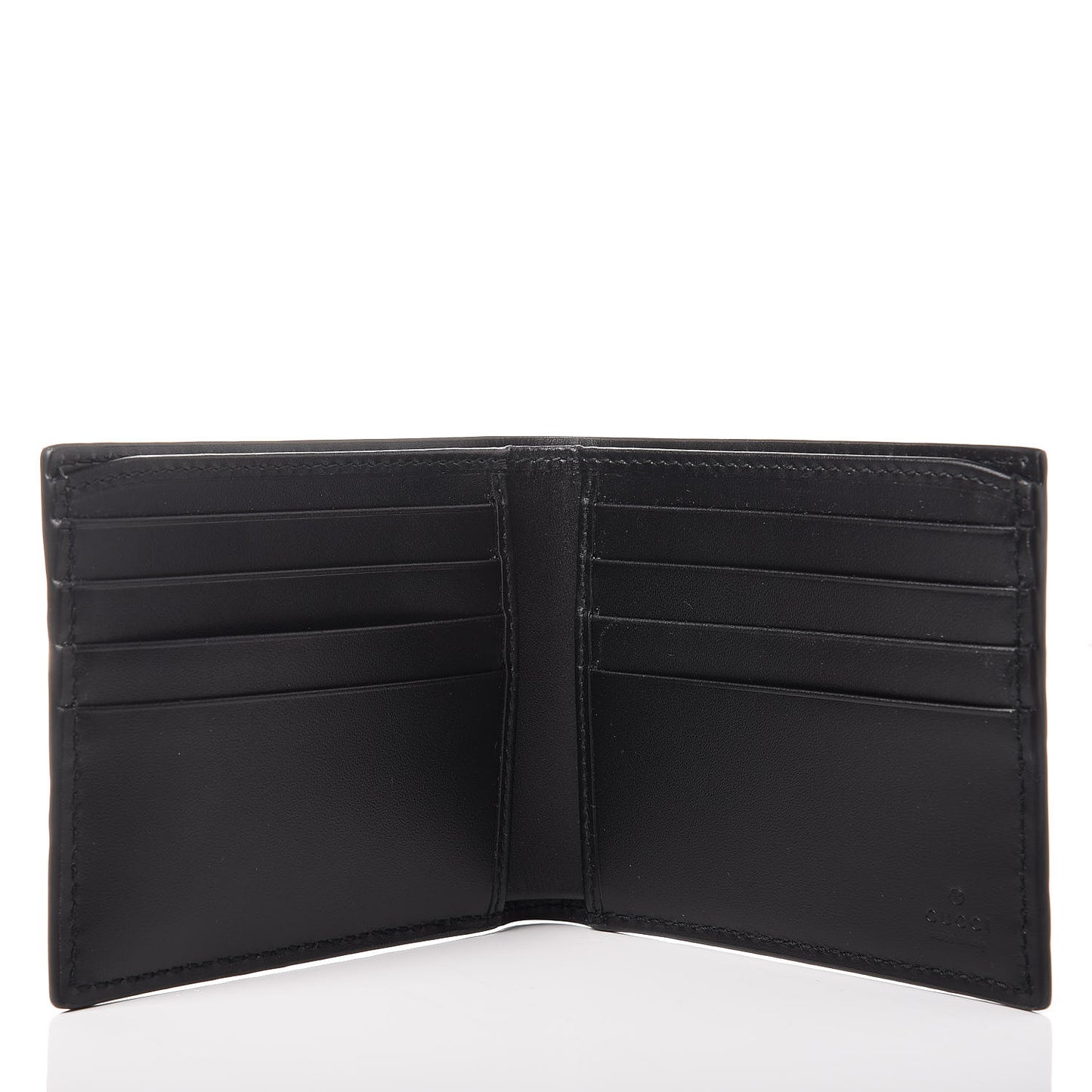 Guccissima Signature Dorian Bi-Fold Wallet Black