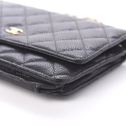 Chanel Caviar Quilted Wallet On Chain WOC Black 7 of 11