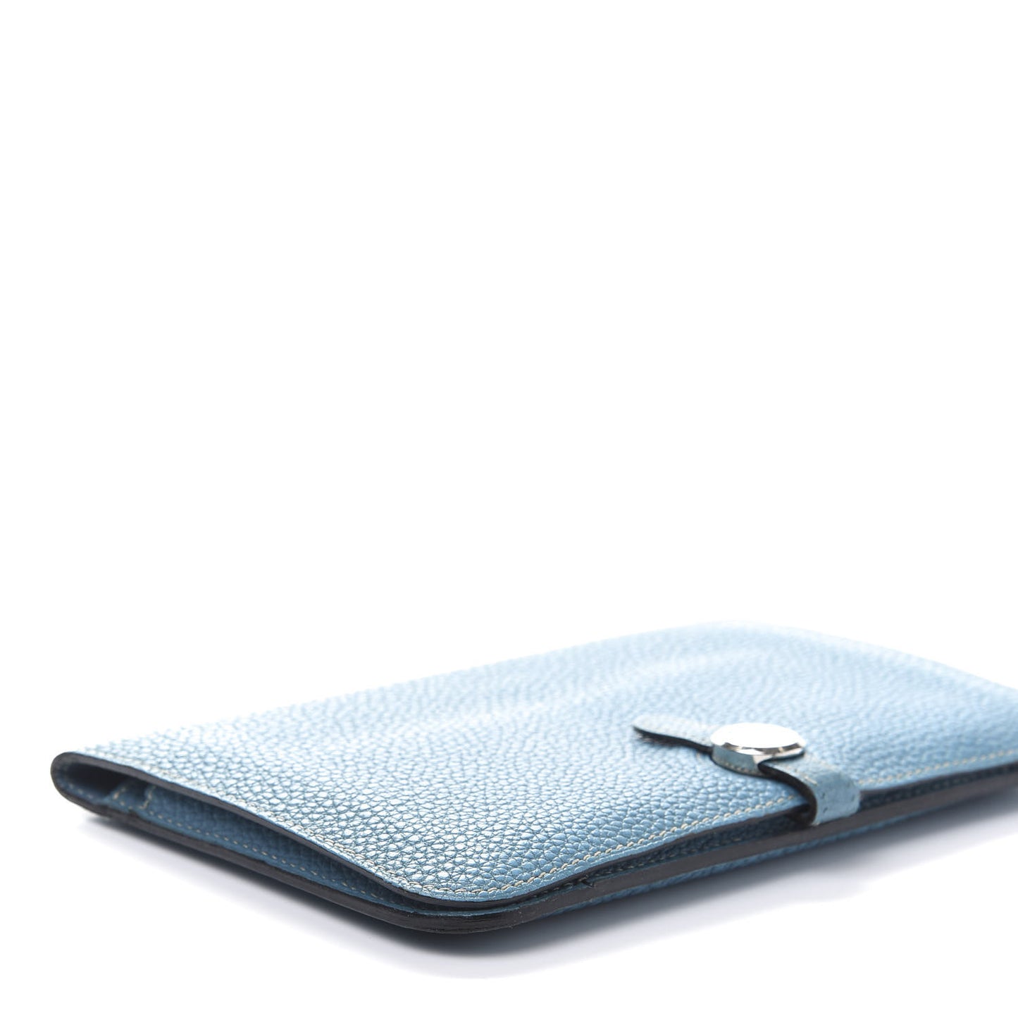 Togo Dogon Duo Wallet Blue Jean