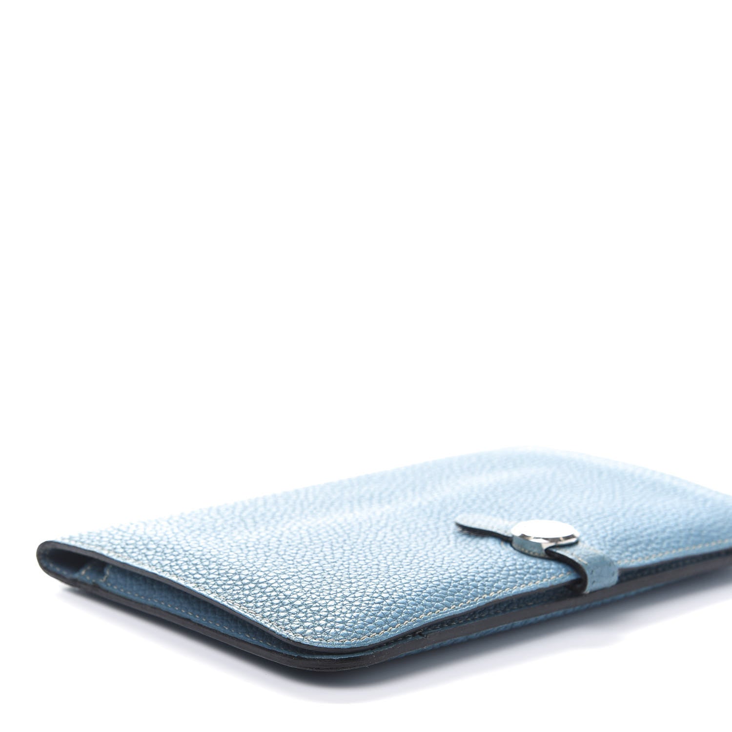Hermes Togo Dogon Duo Wallet Blue Jean 6 of 11
