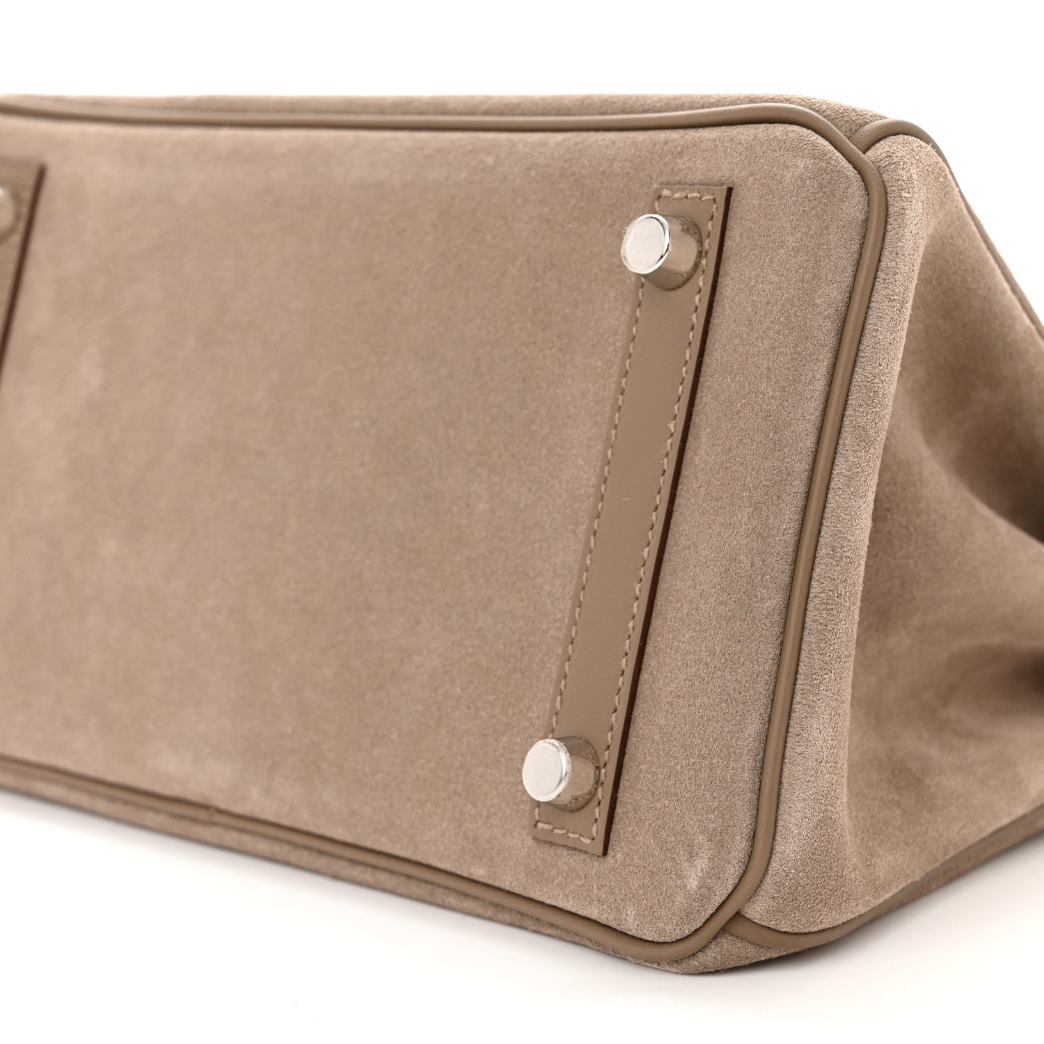 Hermes Veau Doblis Swift Grizzly Birkin 25 Gris Caillou Etoupe 10 of 11