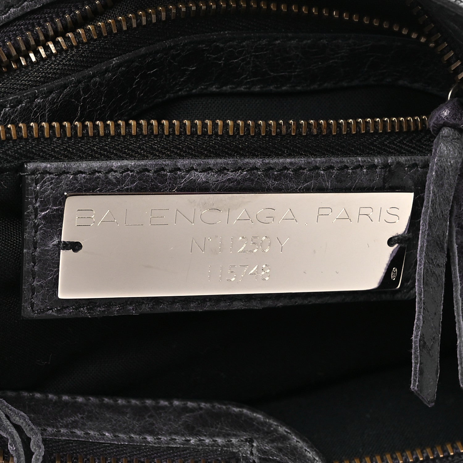 Balenciaga Agneau Classic Hardware City Encre 7 of 11