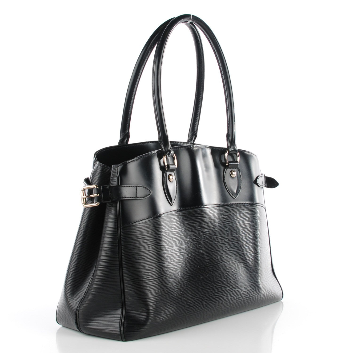 Louis Vuitton Epi Passy PM Black 3 of 7
