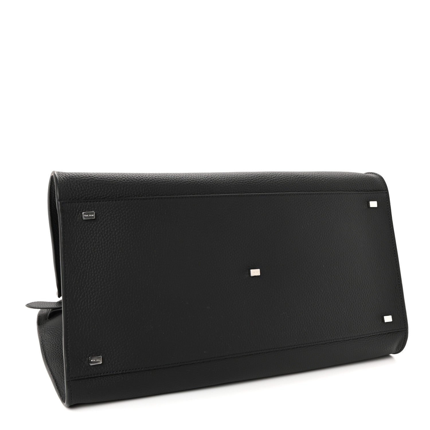 The Row Grained Calfskin Soft Margaux 17 Black 6 of 17