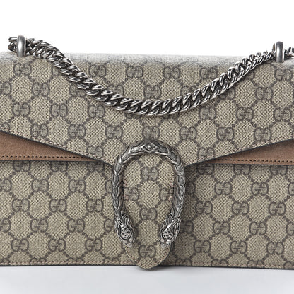Gucci GG Supreme Monogram Small Dionysus Shoulder Bag Taupe 6 of 8