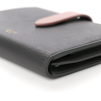 Celine Grained Calfskin Medium Multifunction Strap Wallet Grey Vintage Pink 11 of 14