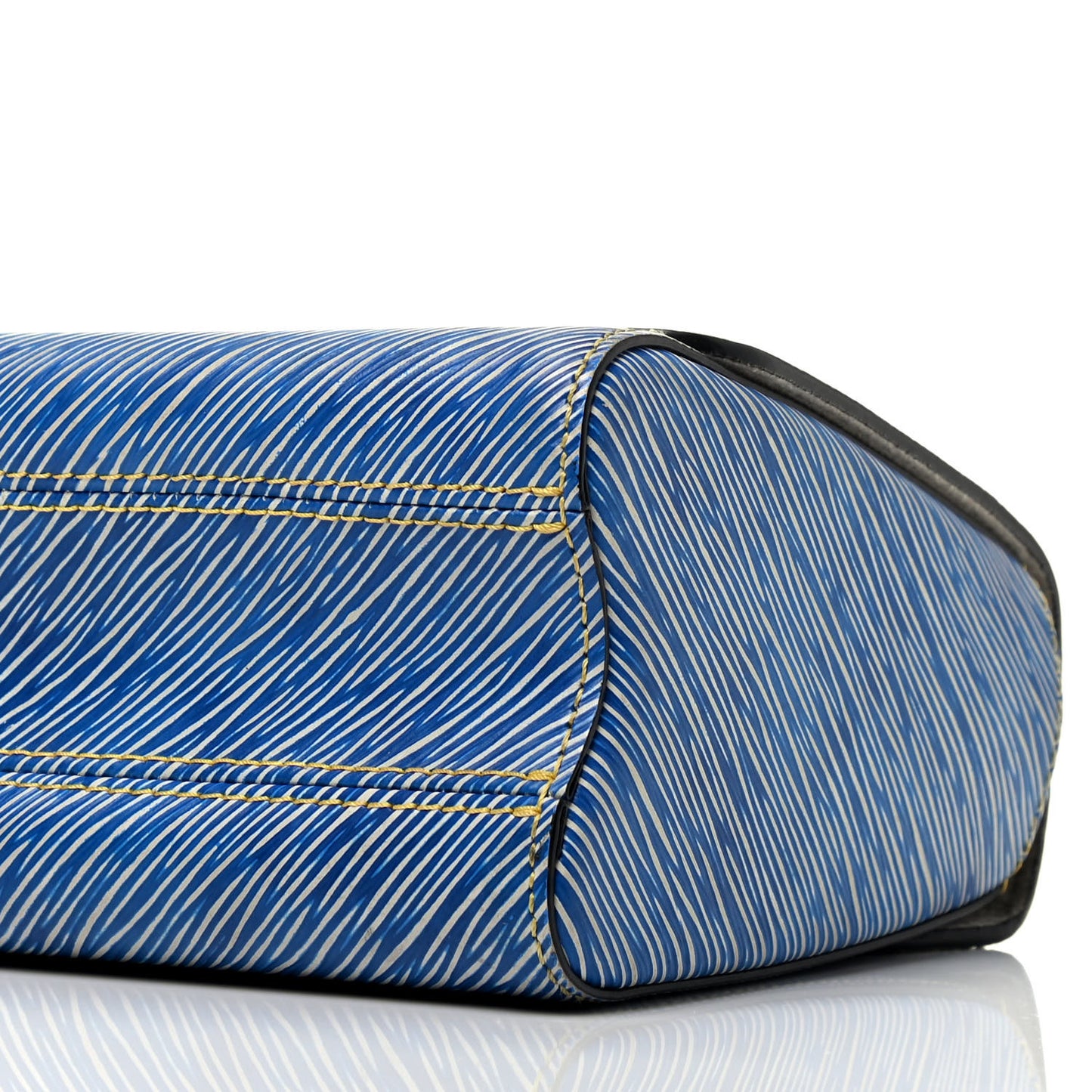 Epi Twist Shoulder Bag MM Denim Light