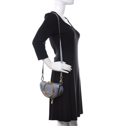 Chloe Calfskin Small Nile Bracelet Minaudiere Bag Washed Blue 2 of 9