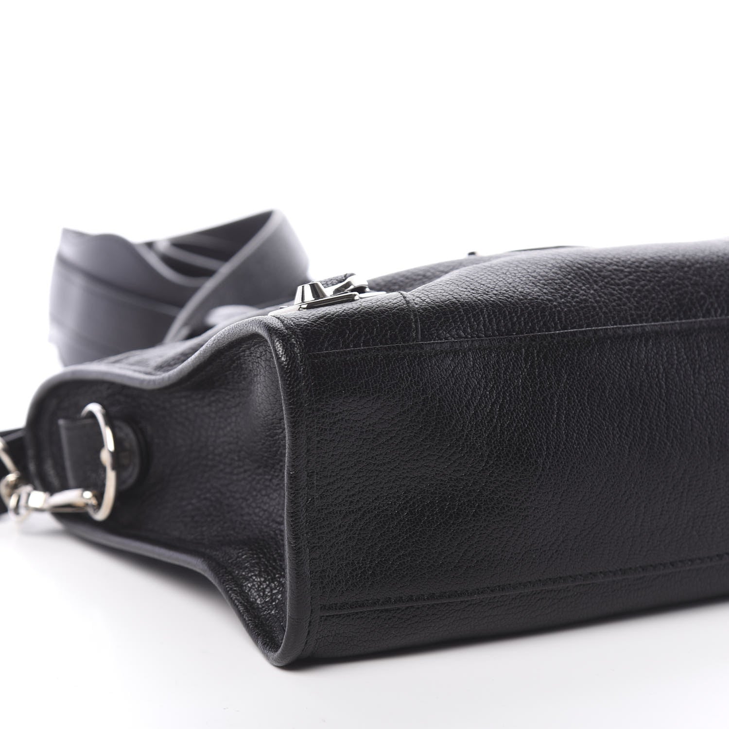 Balenciaga Chevre Silver Metallic Edge Hardware S City Black 10 of 12