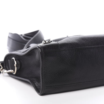 Balenciaga Chevre Silver Metallic Edge Hardware S City Black 10 of 12