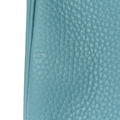 Hermes Taurillon Clemence Birkin 35 Bleu Saint Cyr 10 of 12