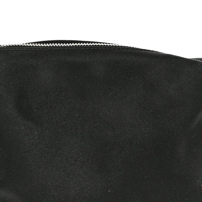 Chanel Satin Quilted CC Chain Hobo Black 8 of 11