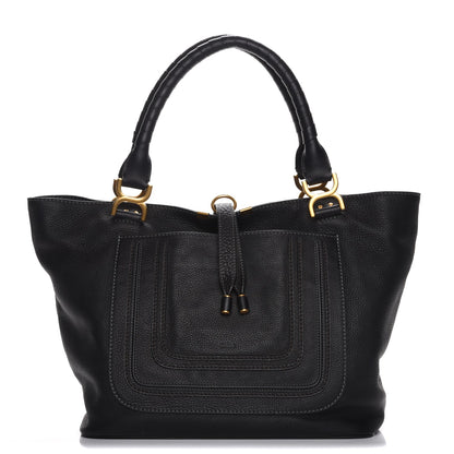 Chloe Calfskin Large New Marcie Tote Black 1 of 7