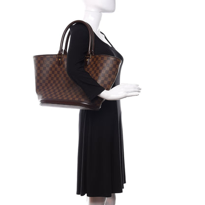 Louis Vuitton Damier Ebene Manosque GM 2 of 9