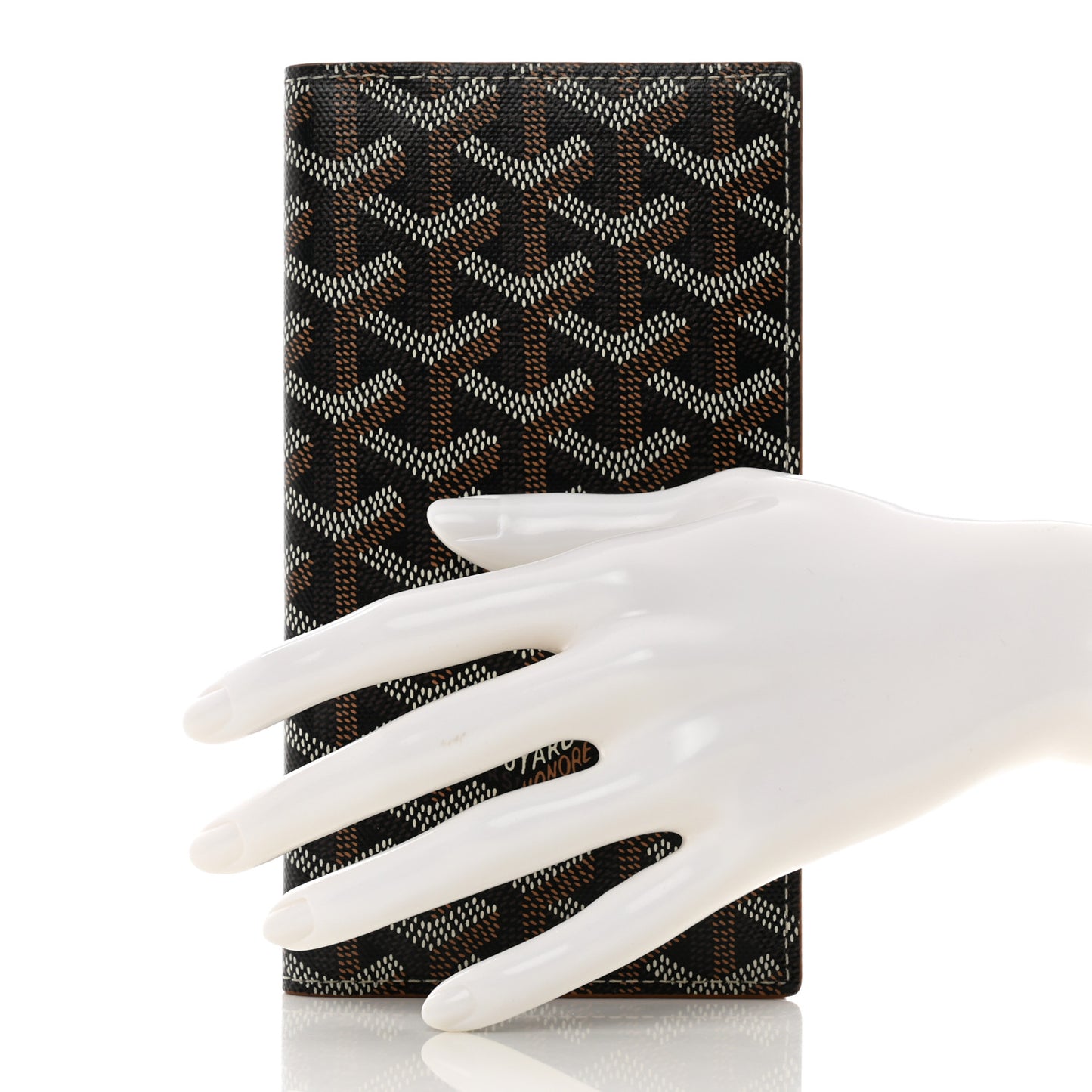 Goyardine Long Bi-Fold Wallet Black