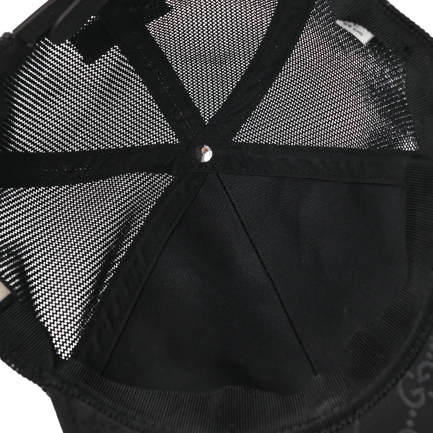 Gucci Nylon Monogram Baseball Hat L Black 7 of 9
