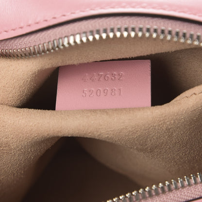 Gucci Calfskin Matelasse Small GG Marmont Chain Shoulder Bag Wild Rose 7 of 11