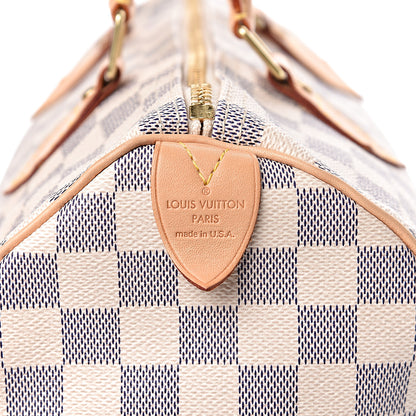 Louis Vuitton Damier Azur Speedy 30 6 of 10