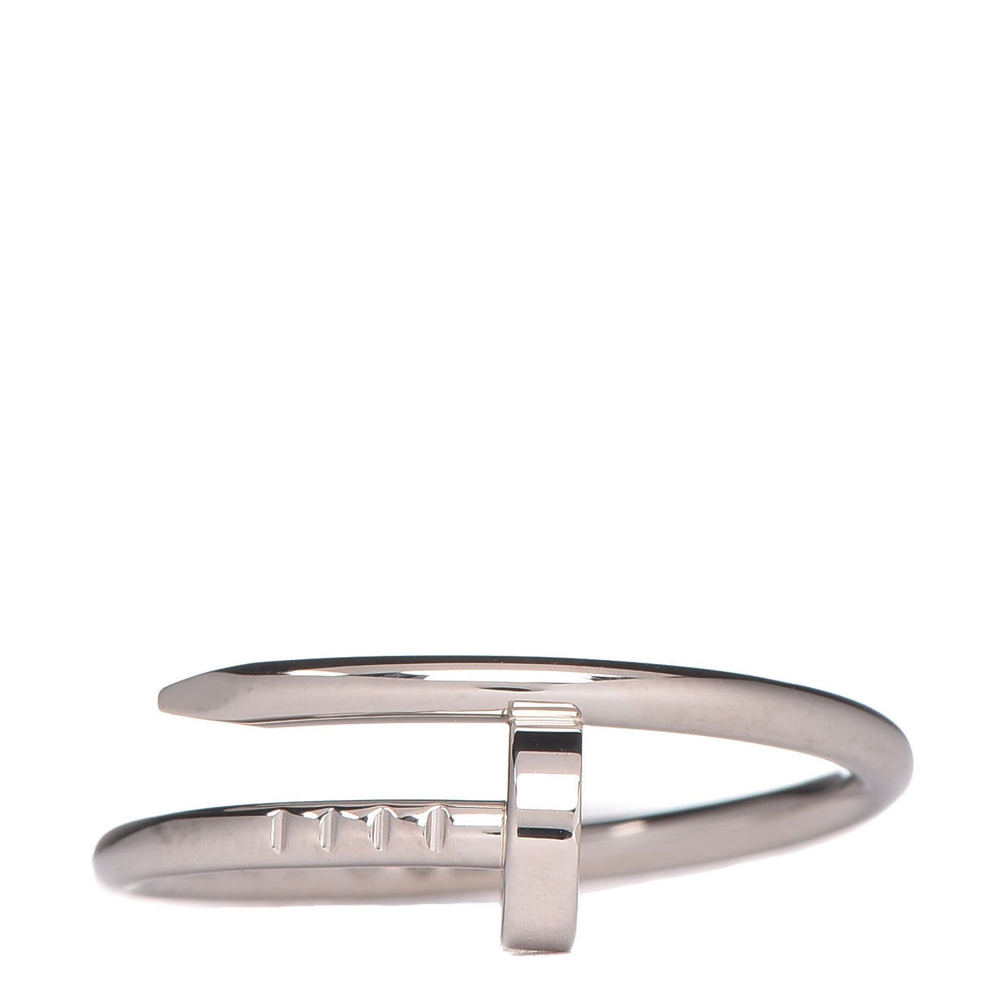 18K White Gold Small Juste Un Clou Ring 56 7.5