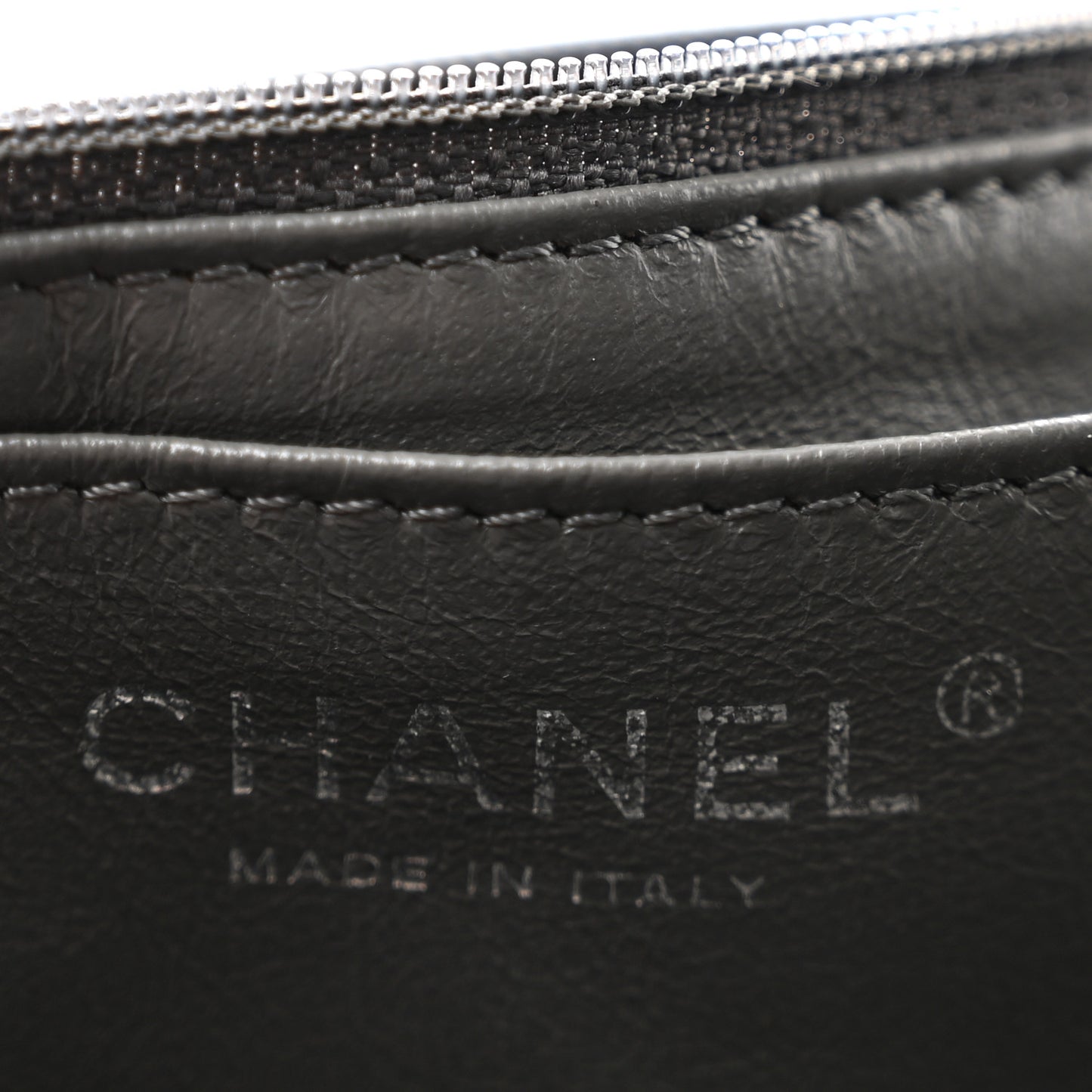Lambskin Quilted Jumbo Single Flap Grey