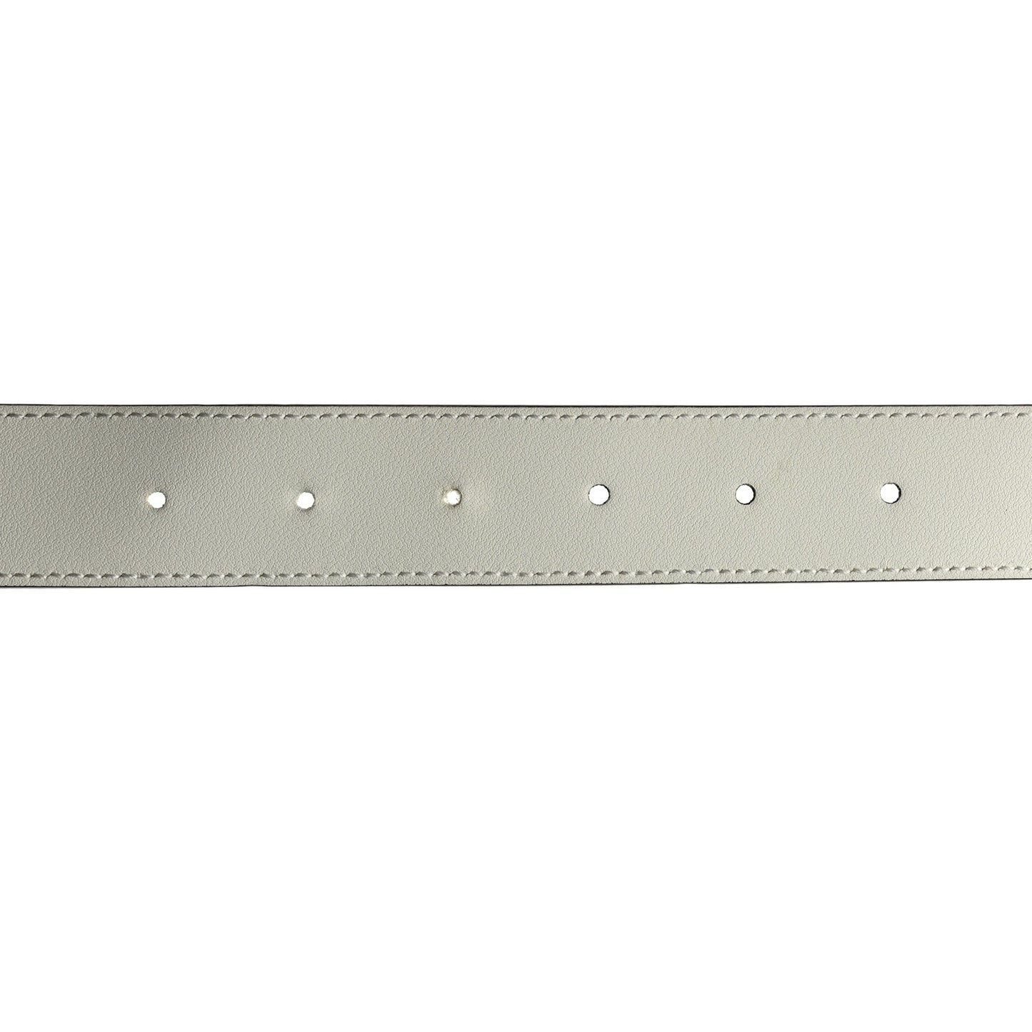 Calfskin Trapuntata Zumi 30mm Belt White 65 26