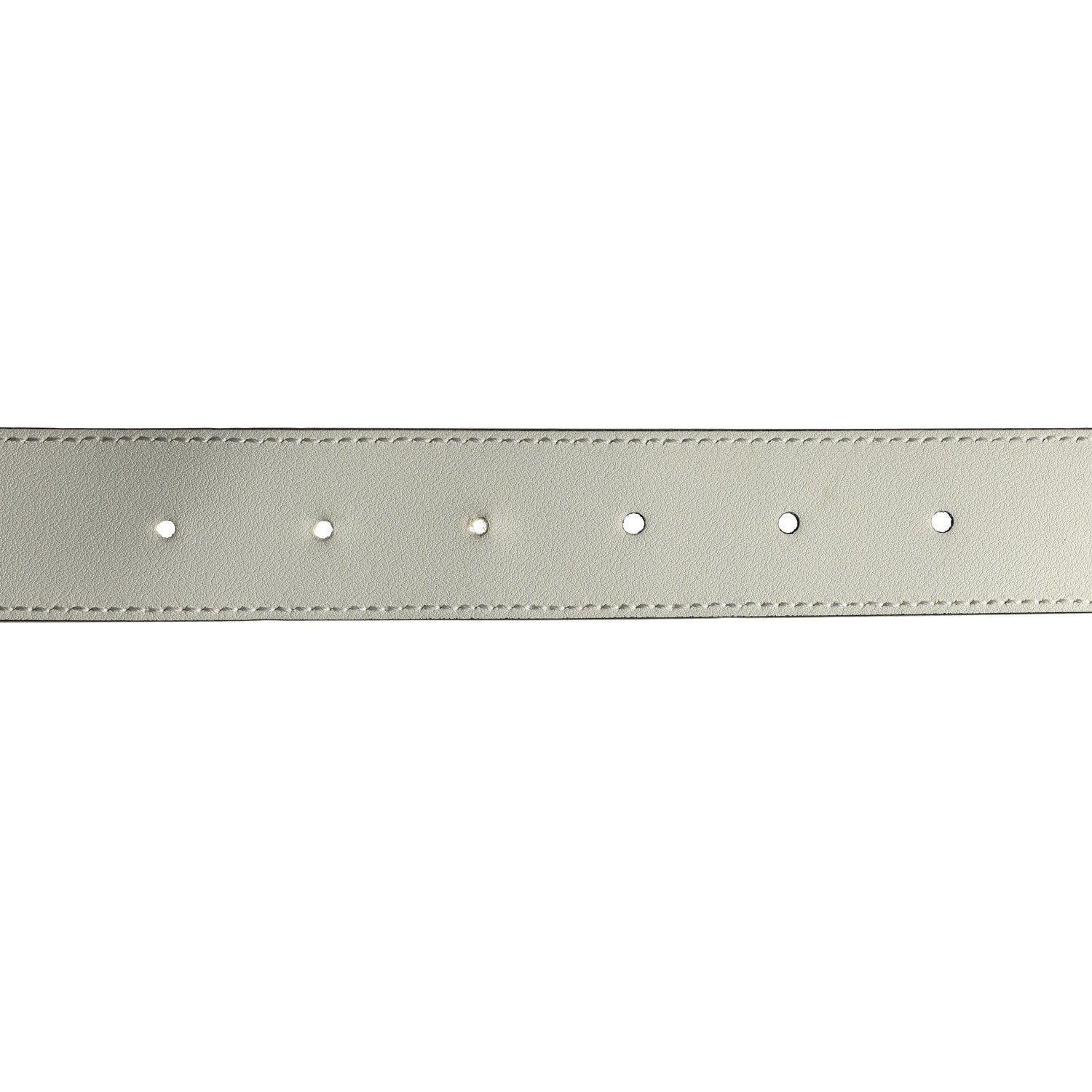 Gucci Calfskin Trapuntata Zumi 30mm Belt White 65 26 3 of 7