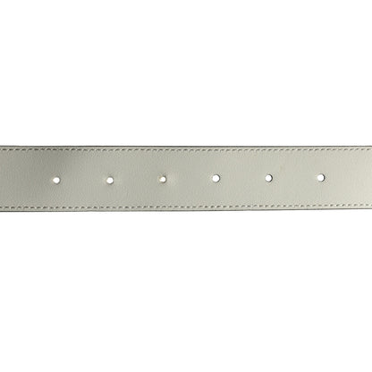 Gucci Calfskin Trapuntata Zumi 30mm Belt White 65 26 3 of 7