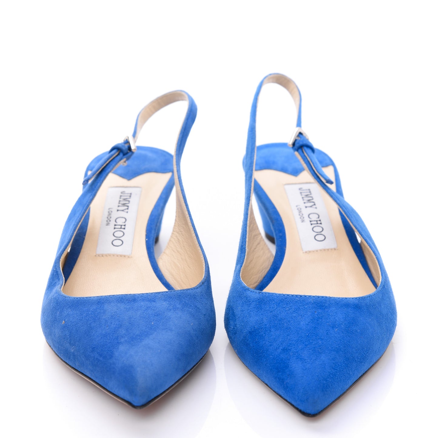 Suede Slingback Gemma Pumps 37 Electric Blue